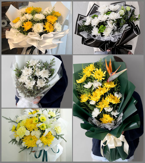 江西赣州于都县马安乡白事花束代送